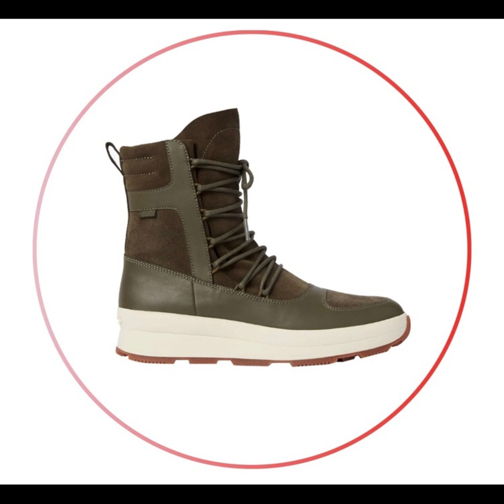New Roots “St Laurent” waterproof boots. New in box, women’s 10 - Picture 2 of 8